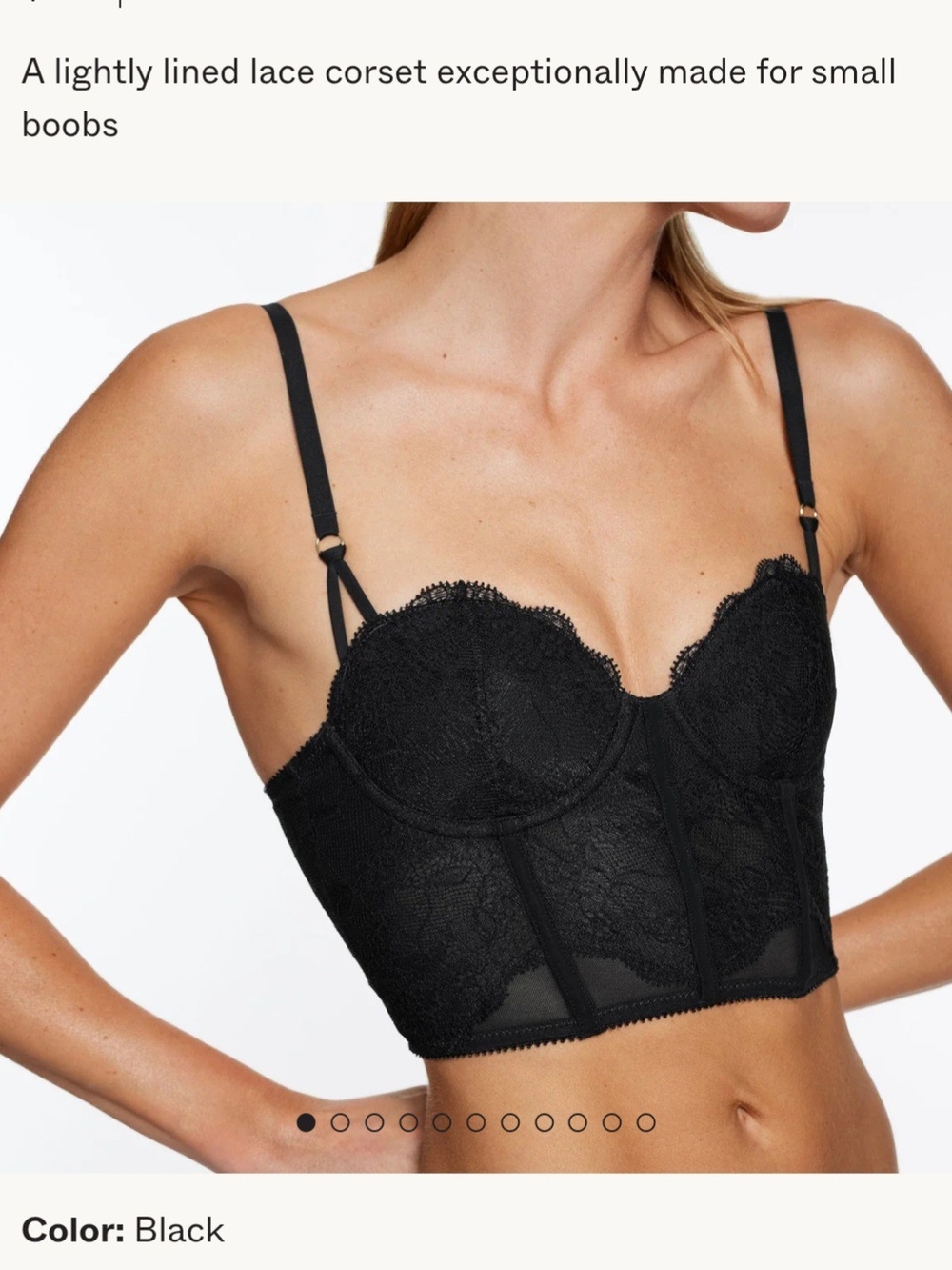 PEPPER Lace Corset Top